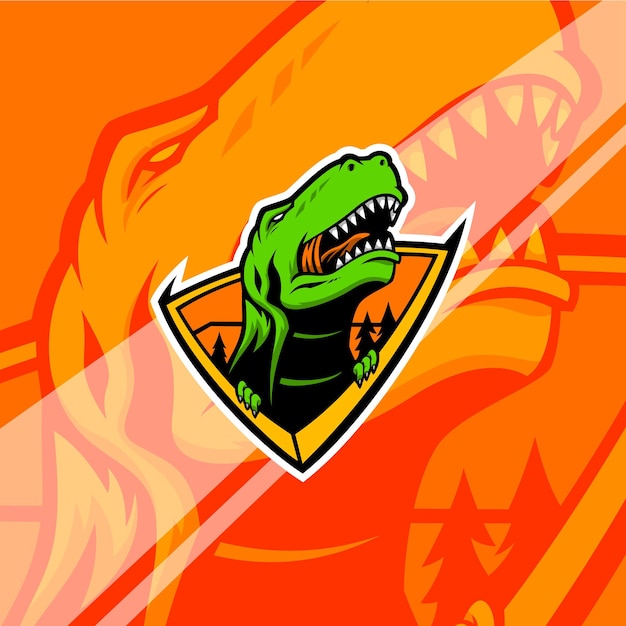 Gamer Rage Quit Dinosaur Sticker