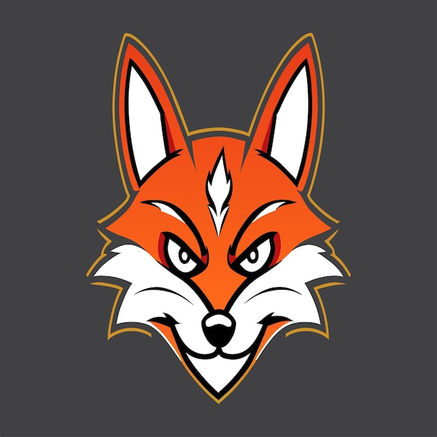Vector angry wolf mascot 6