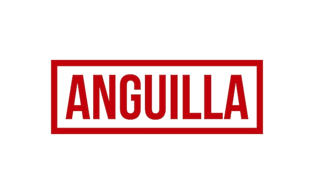 Vector anguilla rubber stamp seal vector