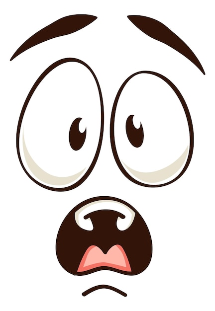 Scared Emoji Cartoon Face, Emoji, Style, Design PNG Transparent Image and  Clipart for Free Download