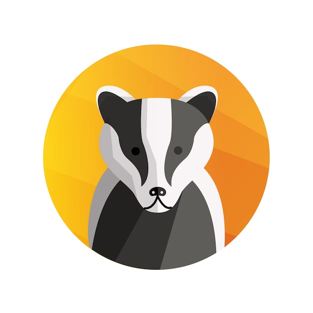 Vector animal avatar in cartoon design delightful avatar of a raccoon create an endearing digital