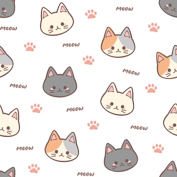 Premium Vector | Animal cartoon seamless pattern