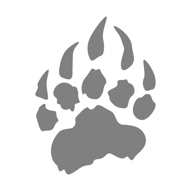 Animal claw icon logo design