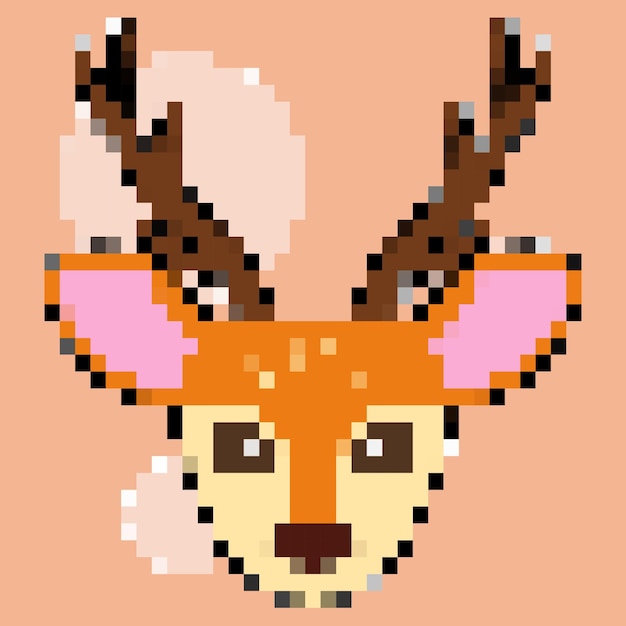 Vector animal cute pixel 3