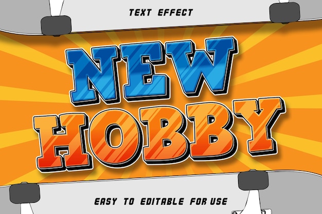 Animal day editable text effect emboss comic style