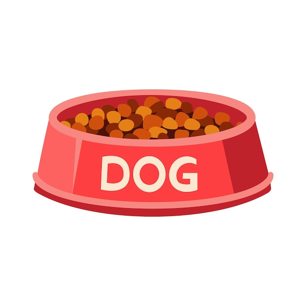animal food bowl dog bowl with dry food