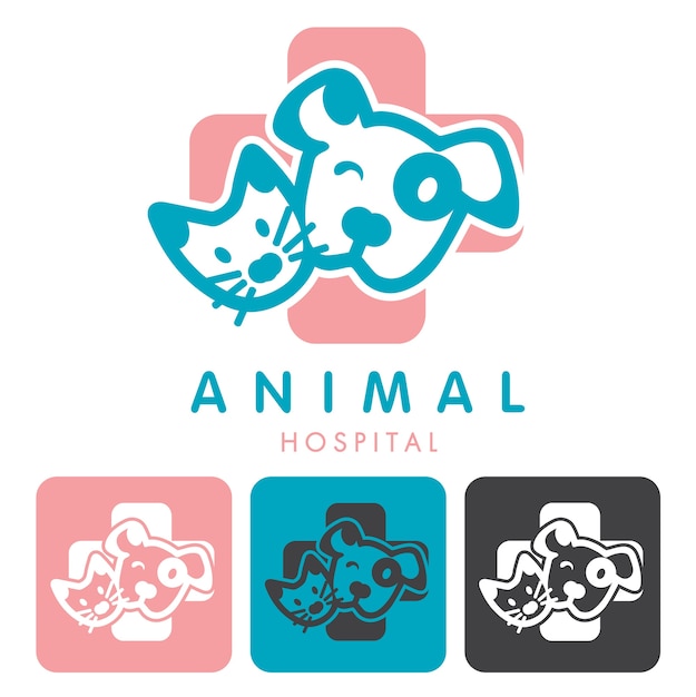 Animal hospital logo