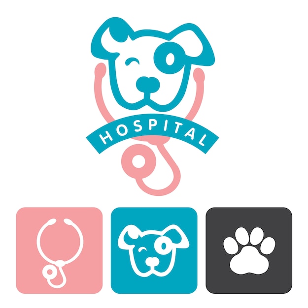 Animal hospital logo