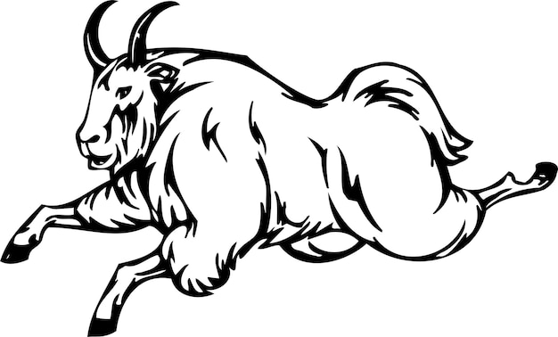 animal illustration on black and white color this design available for drawing and coloring