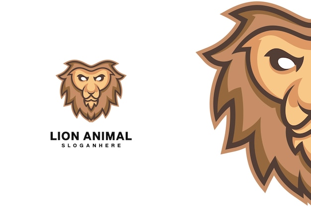 Animal Loin-personage voor uw merk met een op maat gemaakt mascotte-ontwerp