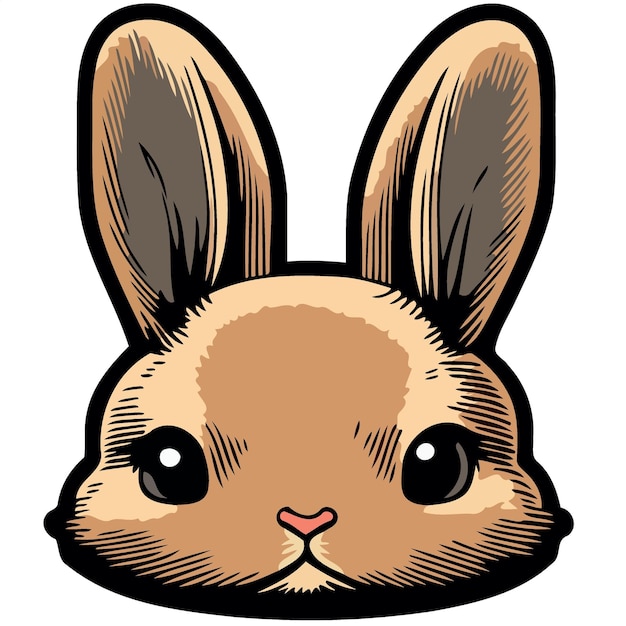 Vector animal mammal rabbit bunny head