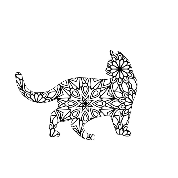 Animal Mandala Coloring Page for kids