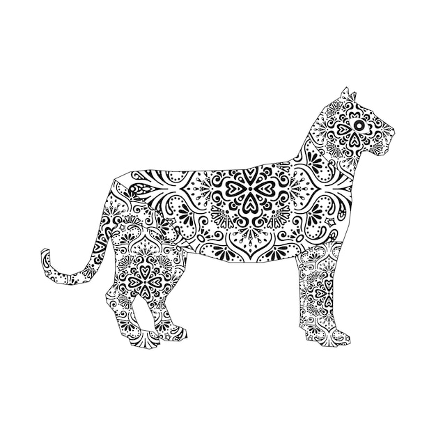 10 Animal Coloring Mandalas for Relaxation and Creativity