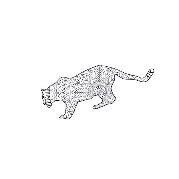 Animal Numbers Coloring page