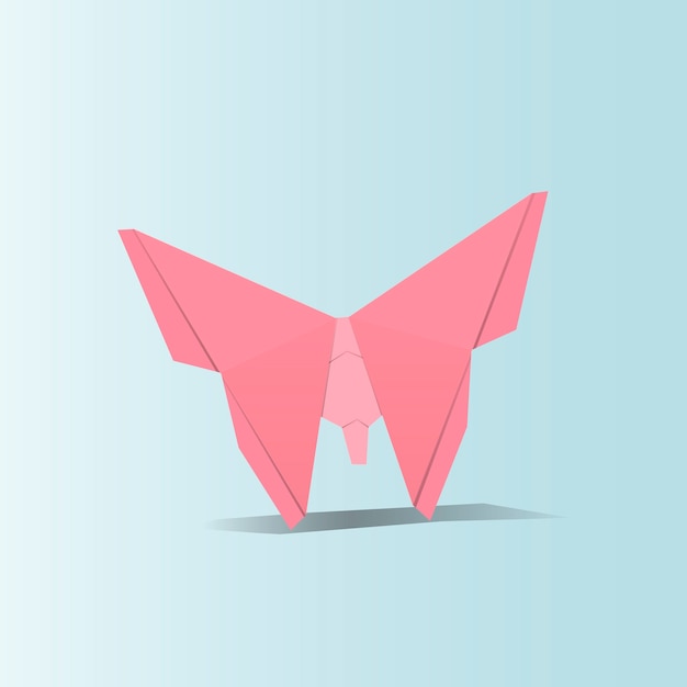 Vector animal origami vector