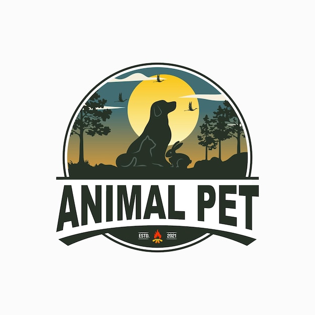 Animal pet logo