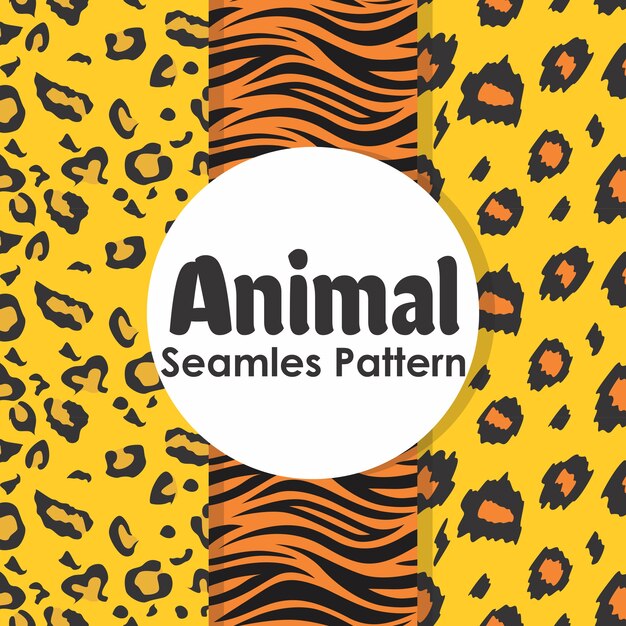 Animal seamless pattern