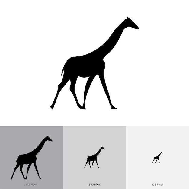 animal shading silhouette vector design