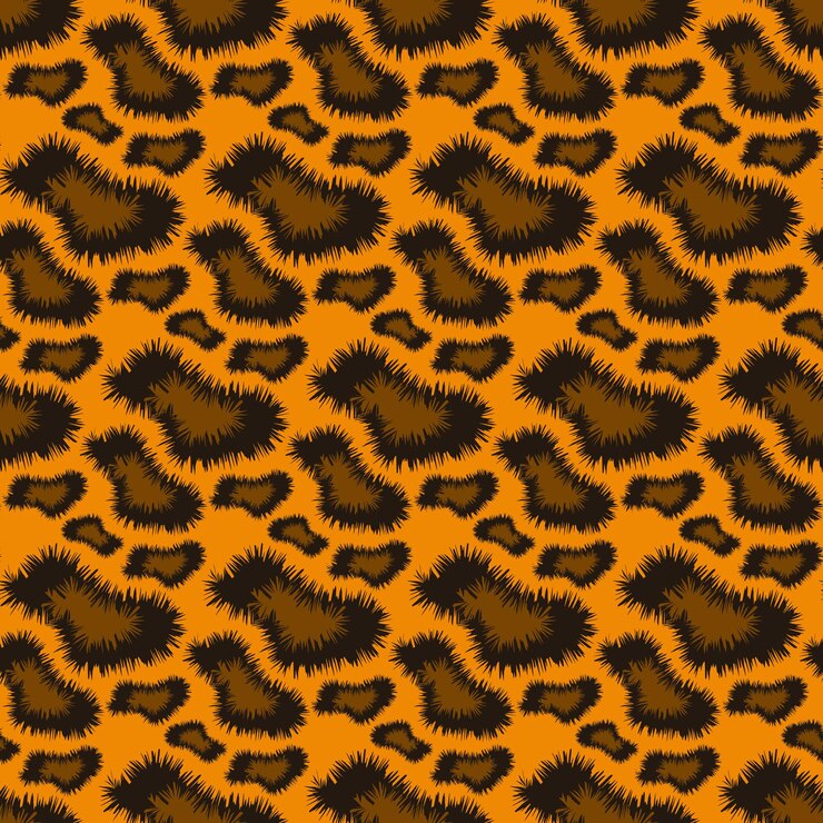 Vector animal skin texture seamless pattern