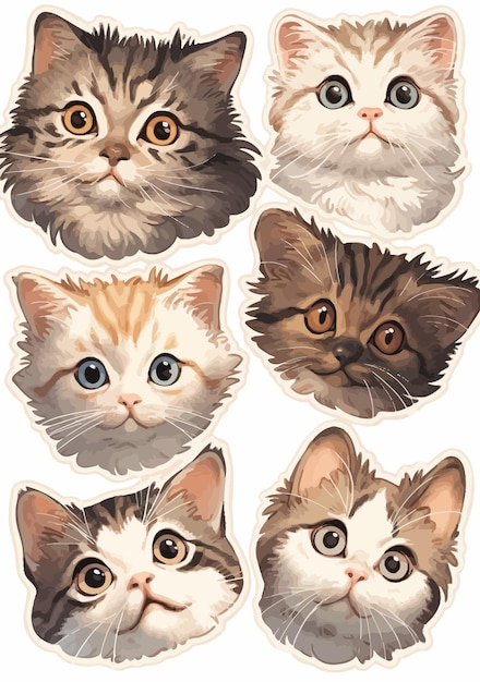 animal sticker illustration