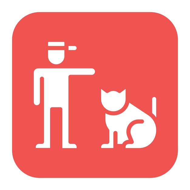 Animal Trainer icon vector image Can be used for Diversity