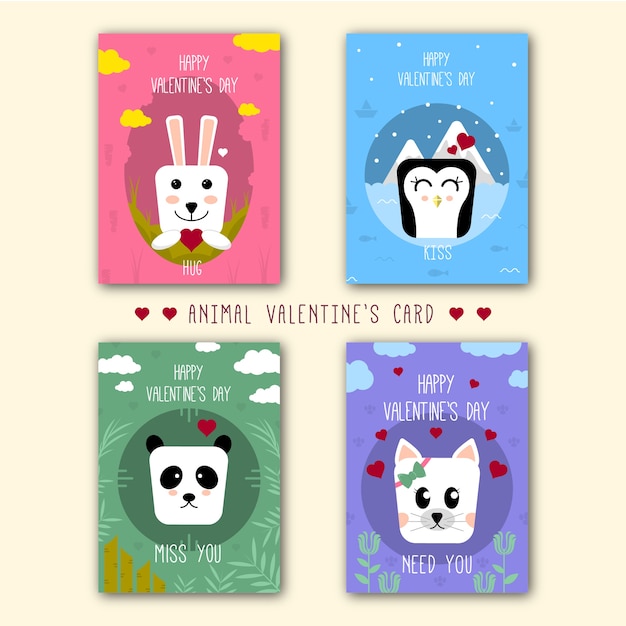 ANIMAL VALENTINE'S CARD