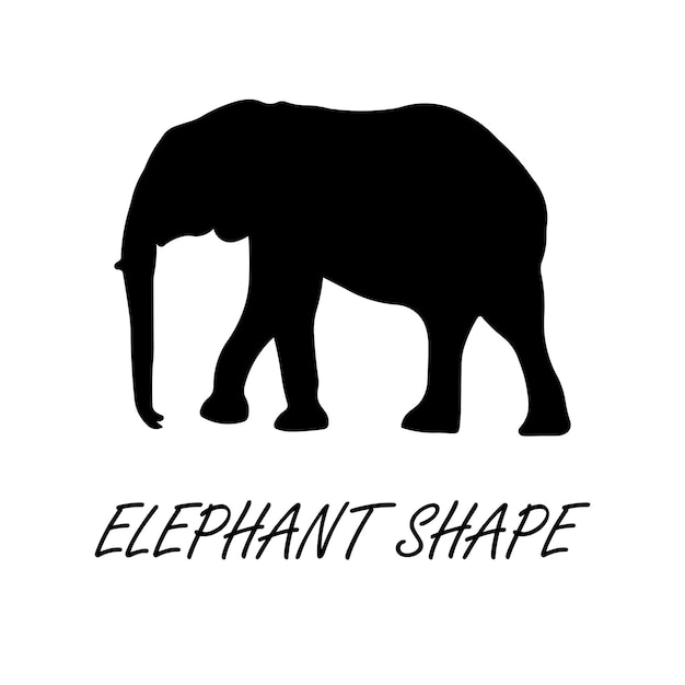 Animal vector shape design template