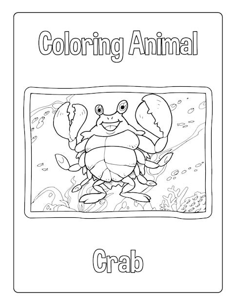 Животные от а до я раскраски для детей с милыми животными черно-белый рабочий лист