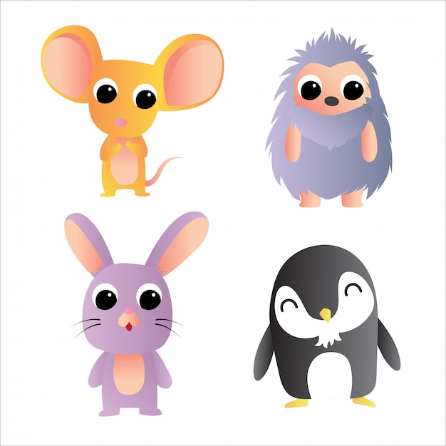 Vector animals character icon