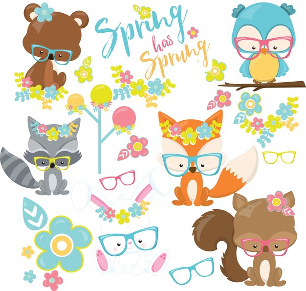 Vector animals clipart