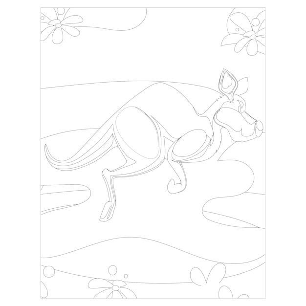 Animals coloring pages for kids