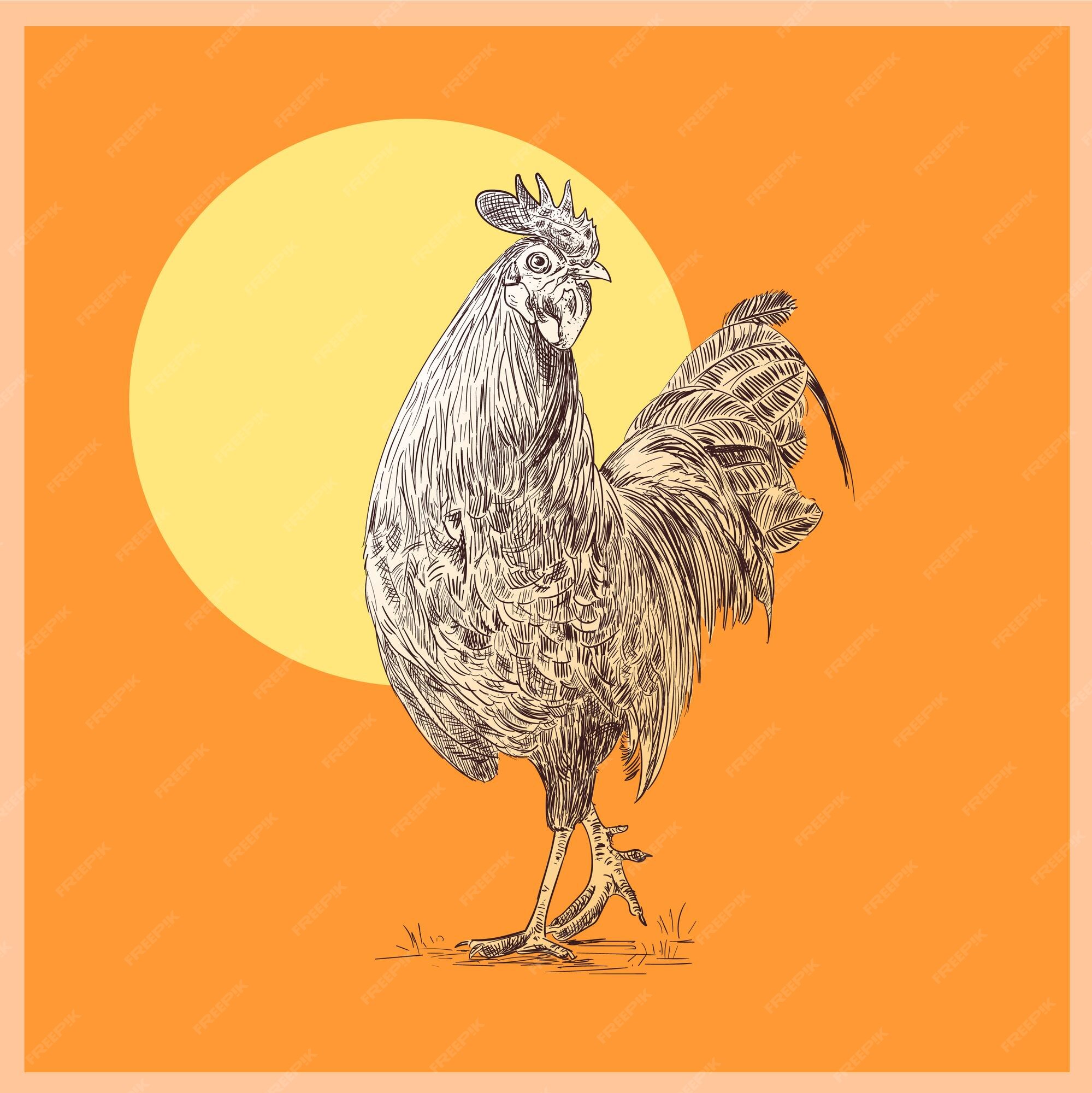 Premium Vector | Animals line drawn illustrations