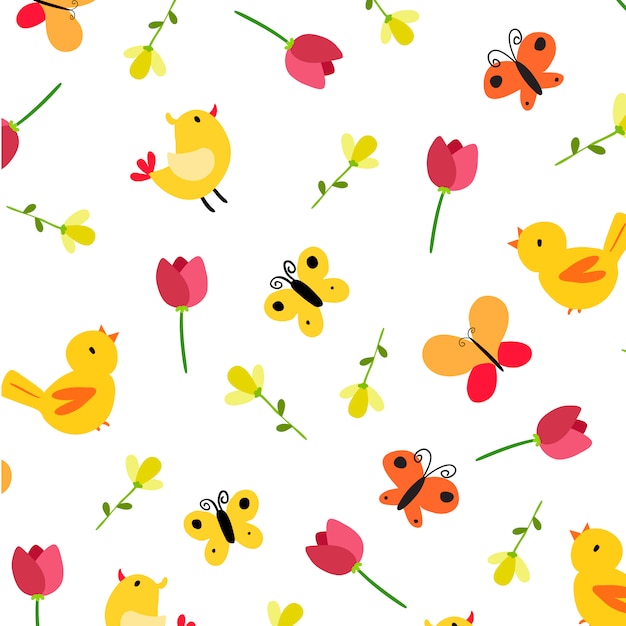 Animals pattern background