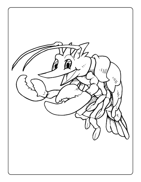 Animals A to Z coloring pages for kids with cute animals black and white activity worksheet