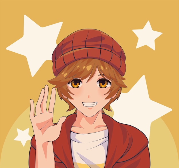 Anime boy avatar