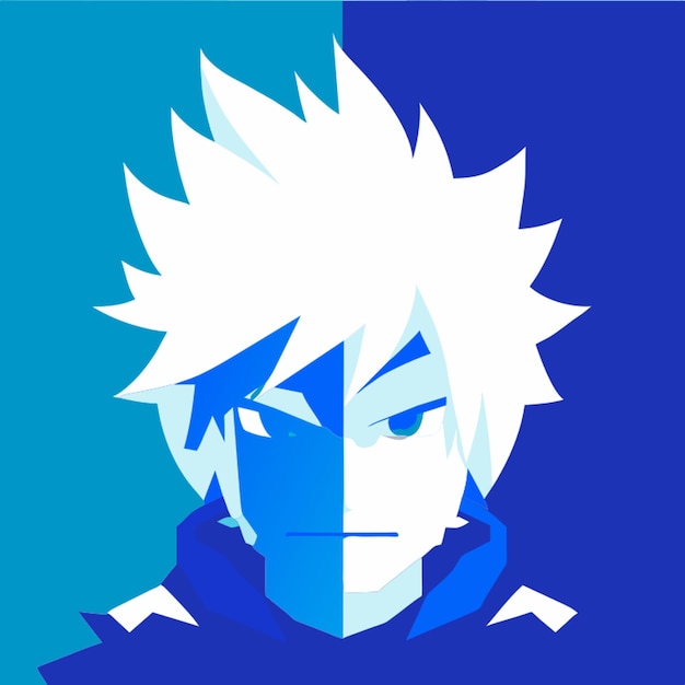 anime character vector illustration