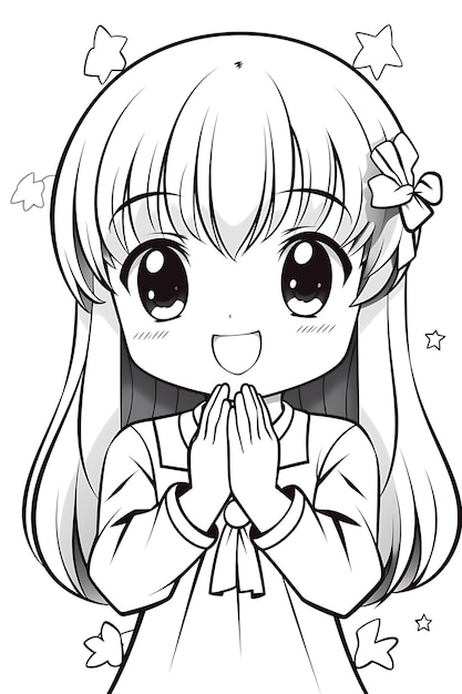 anime coloring page