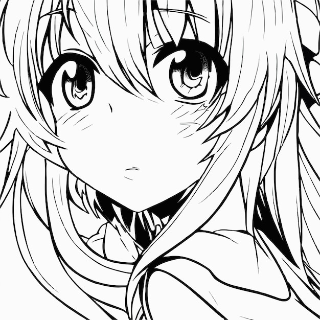 Anime coloring pages 11