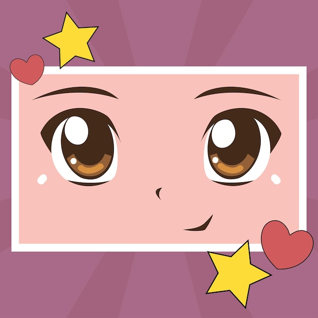 Anime cute eyes