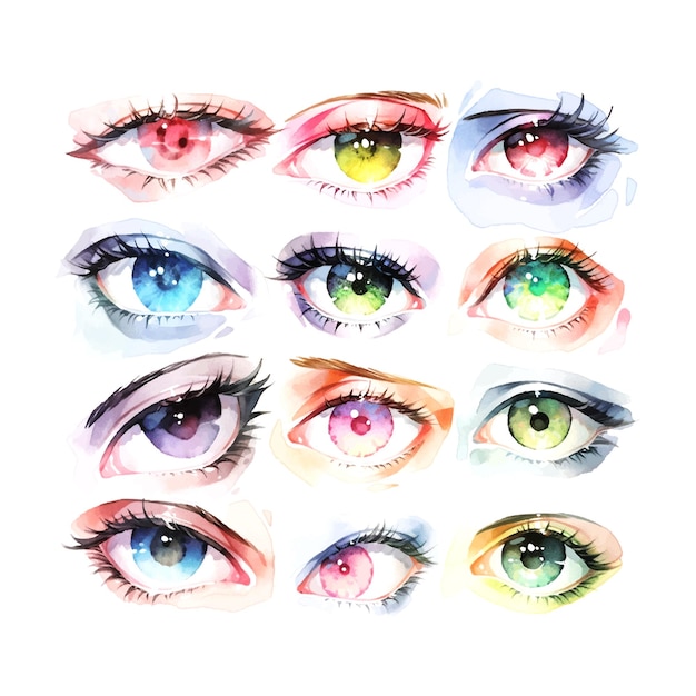 Set of Male Anime Style Eyes Stock Illustration - Illustration of japanese,  iris: 147934165