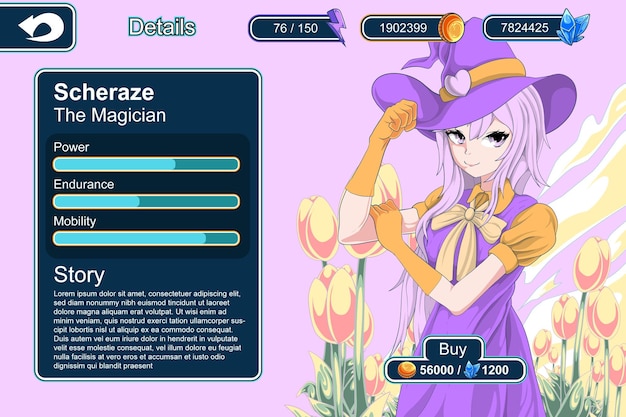 Gioco di anime gui