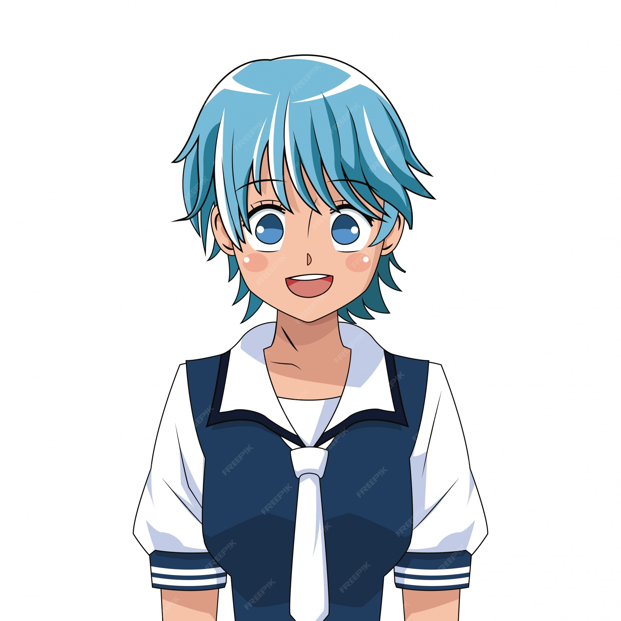 Premium Vector | Anime girl japanese character Premium Vector | Anime girl japanese character