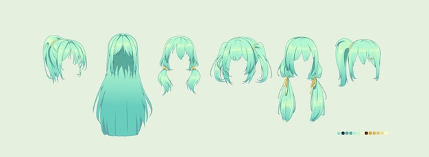 42,440 Anime Hair Images, Stock Photos, 3D objects, & Vectors