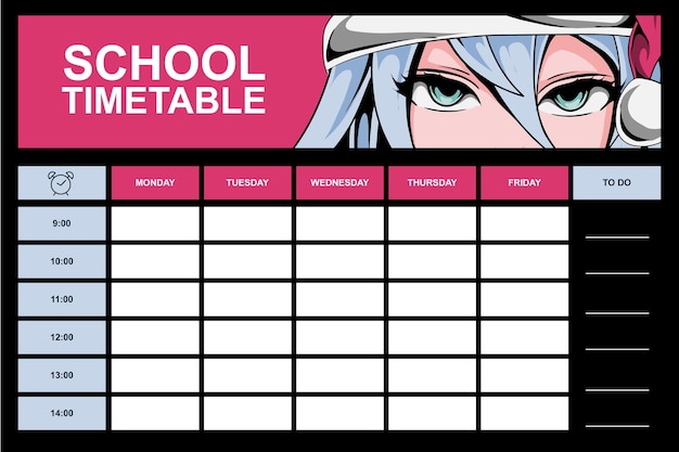 Anime Schedule Template - CozyChuu's Ko-fi Shop - Ko-fi ❤️ Where creators  get support from fans through donations, memberships, shop sales and more!  The original 'Buy Me a Coffee' Page.