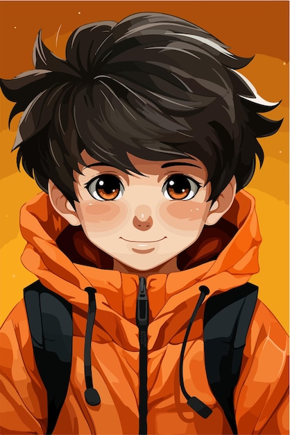 Anime themed boy