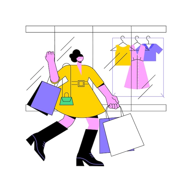 Anker winkel abstract concept vectorillustratie