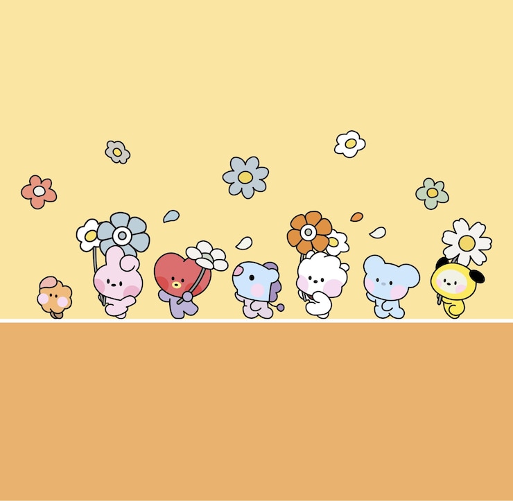 Vector 애니 산체스_bt21 꼬마귀여움