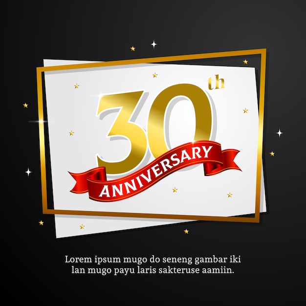 Modello di scheda di anniversario