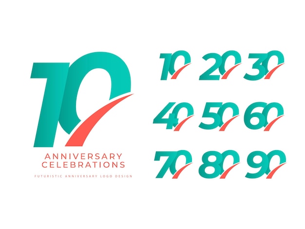 Anniversary celebrations Logo Colletions Template