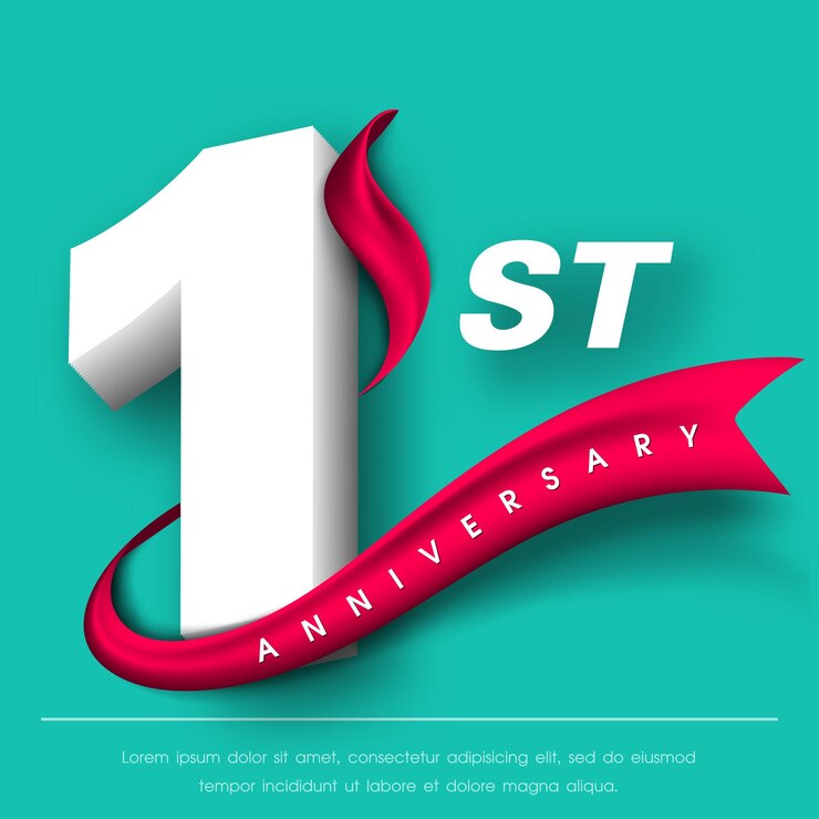 Vector anniversary emblems template design